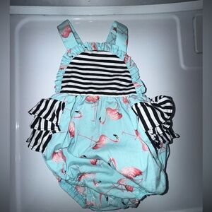 Ricrac & Ruffles romper 2T
